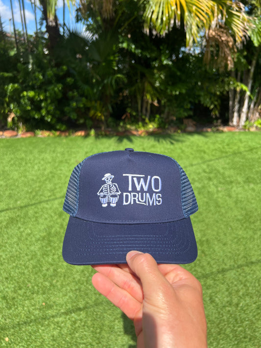 Two Drums/Skeleton Trucker - navy