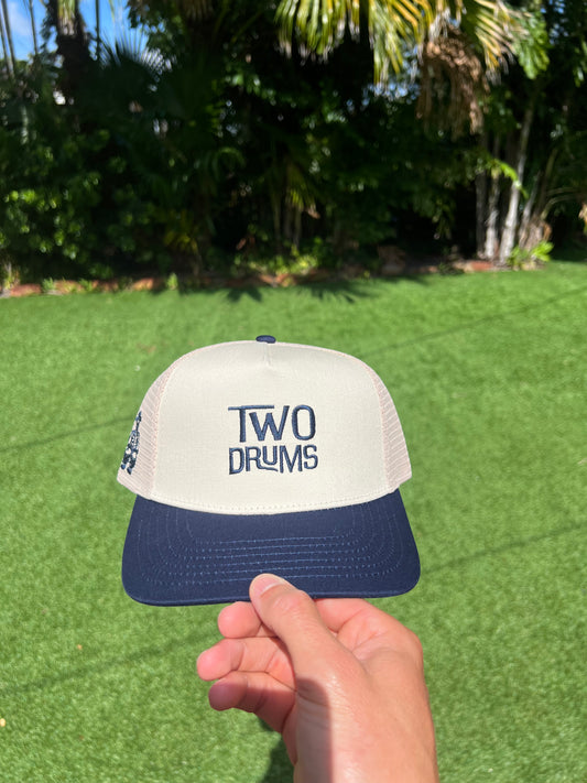 Two Drums Trucker - cream/navy